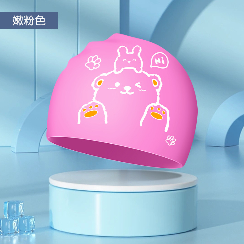 Kids Boys Girls Swim Cap High  - Swim Cap Silicone ulasan dan harga