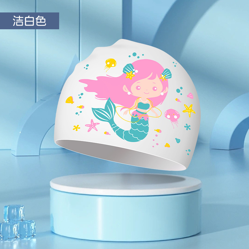 Kids Boys Girls Swim Cap High  - Swim Cap Silicone ulasan dan harga