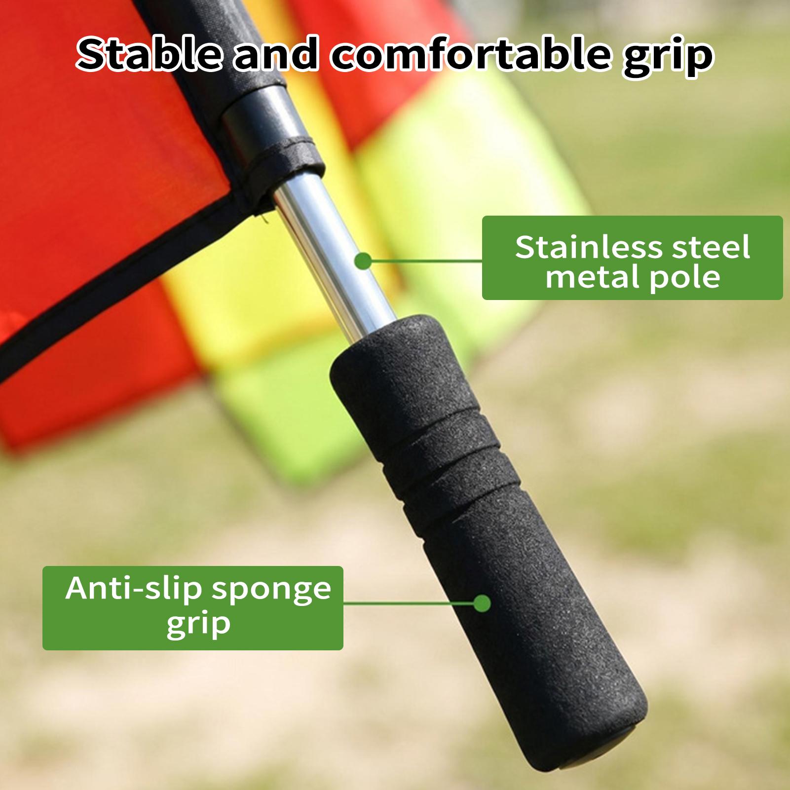 Soccer Referee Flags 2-Piece H - Sports Equipment Volleyball ulasan dan harga
