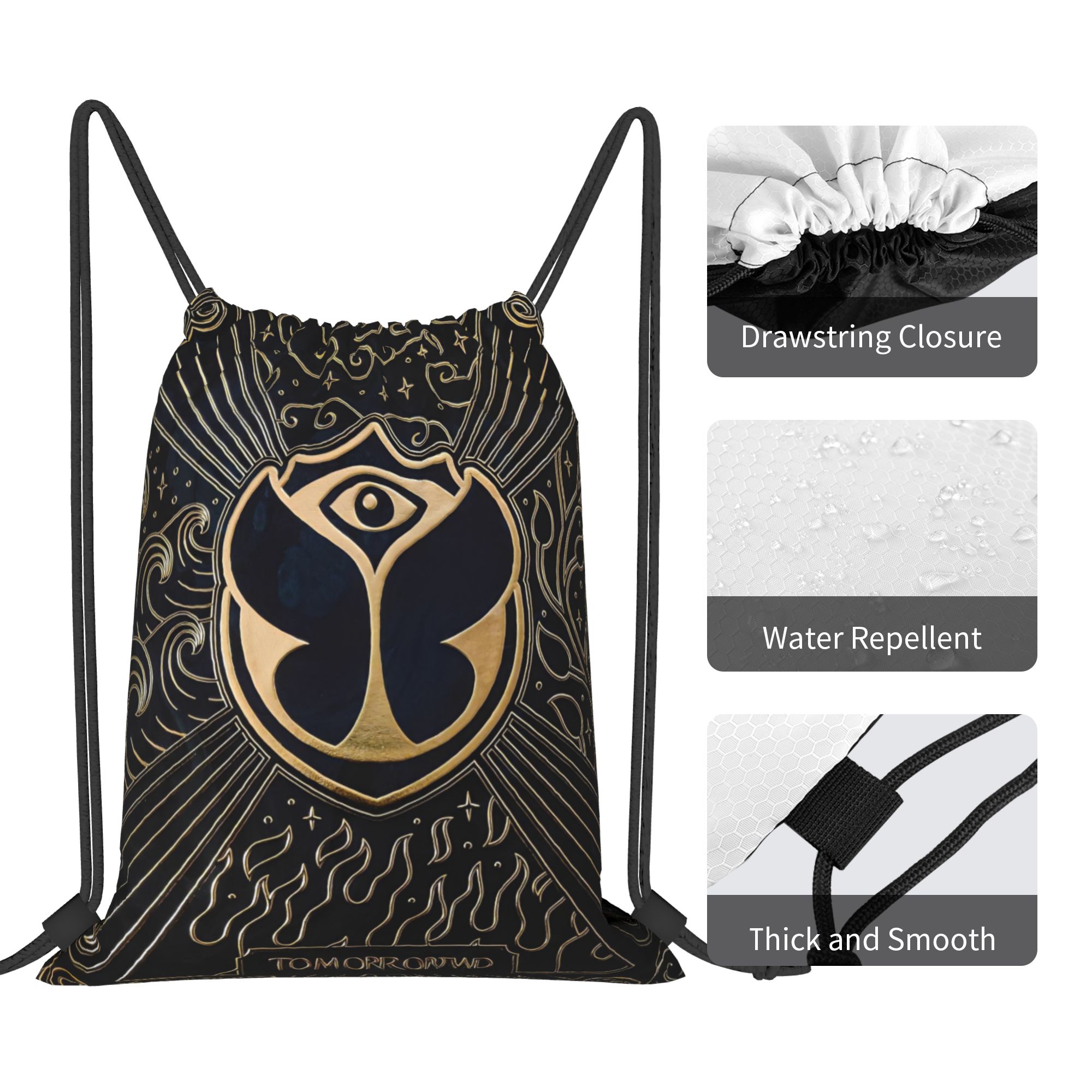 Tomorrowlands  Drawstring Back - Sports Equipment Bag ulasan dan harga
