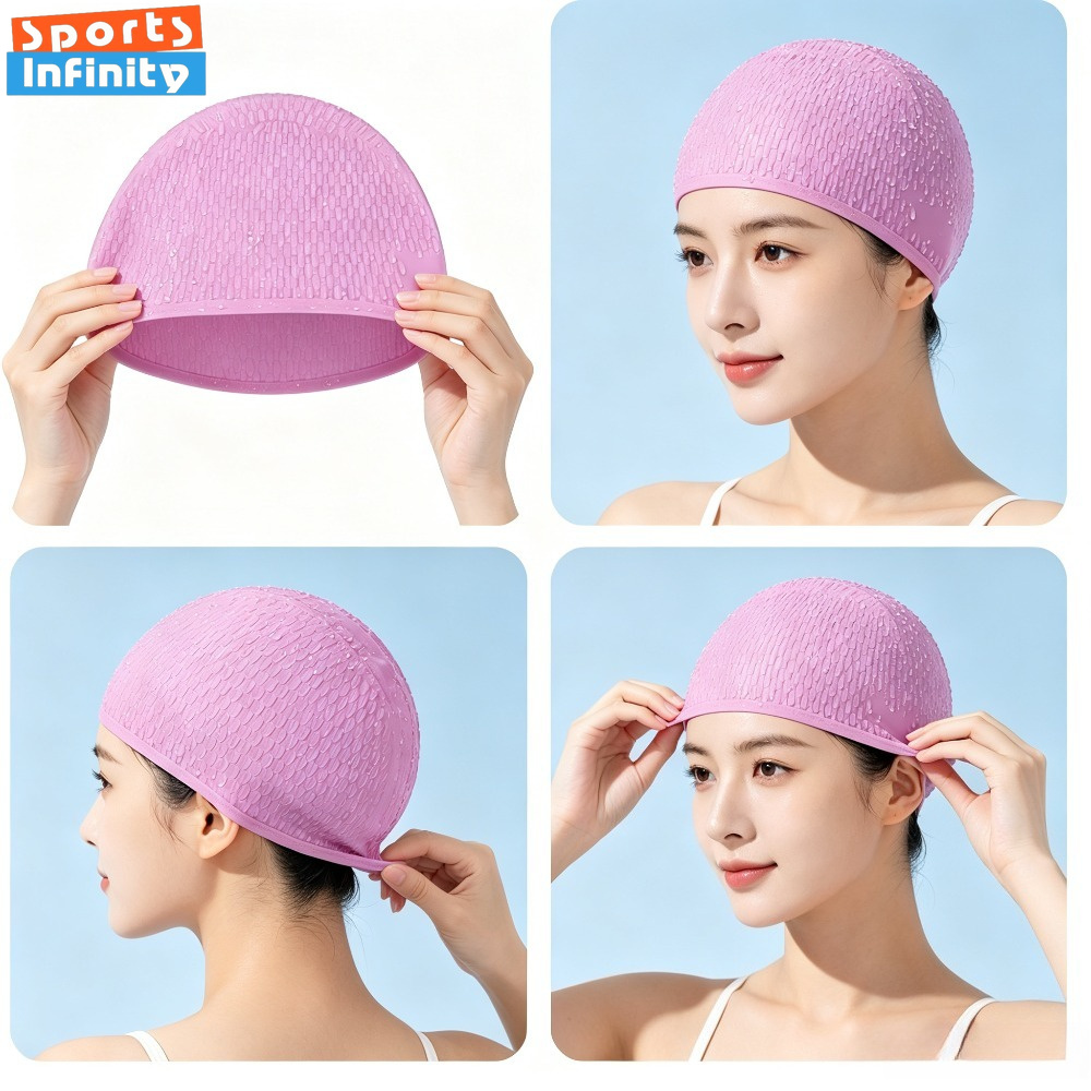 Adult Silicone Swim Cap for Wo - Swim Cap Silicone ulasan dan harga