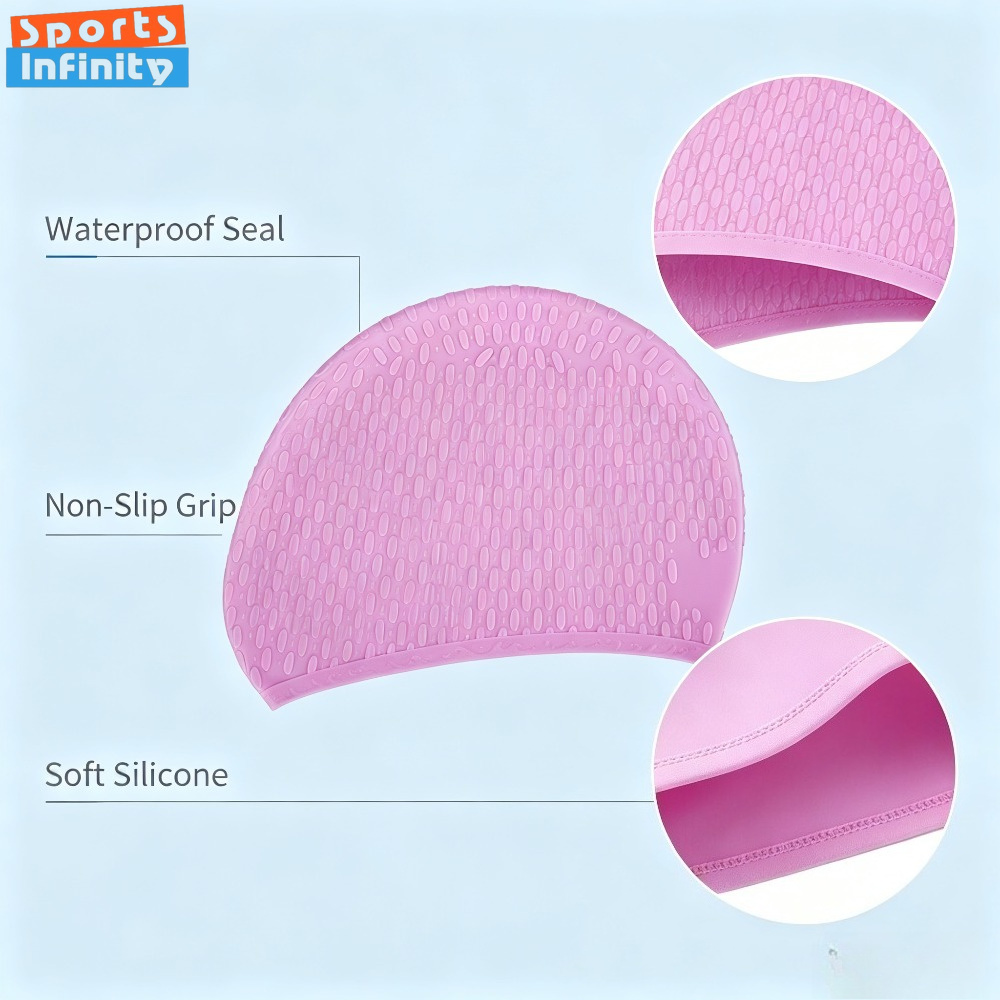 Adult Silicone Swim Cap for Wo - Swim Cap Silicone ulasan dan harga