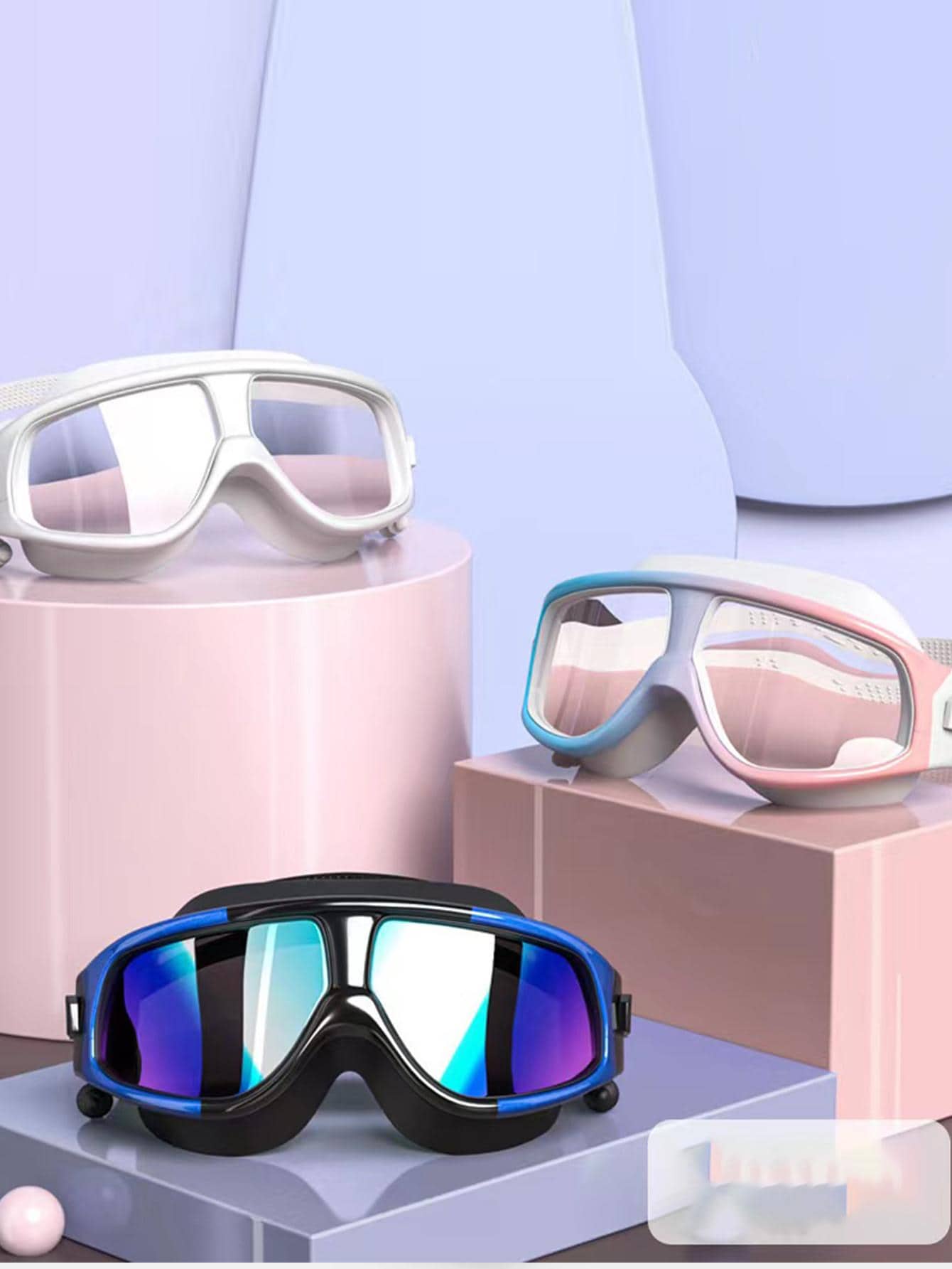 Professional Swimming Goggles  - Swim Cap Silicone ulasan dan harga