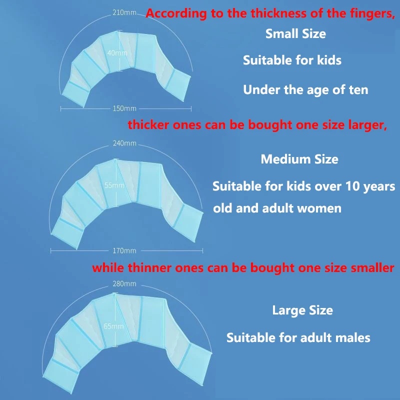 1-3pairs Silicone Swimming Han - Sports Equipment 5 Years Old ulasan dan harga